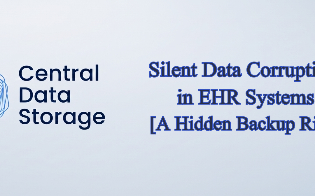 Silent Data Corruption in EHR Systems – A Hidden Backup Risk