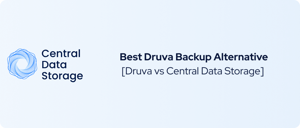 Druva Alternative Best Druva Backup Alternative
