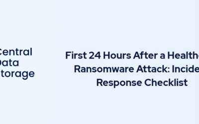 First 24 Hours After a Healthcare Ransomware Attack – Incident Response Checklist